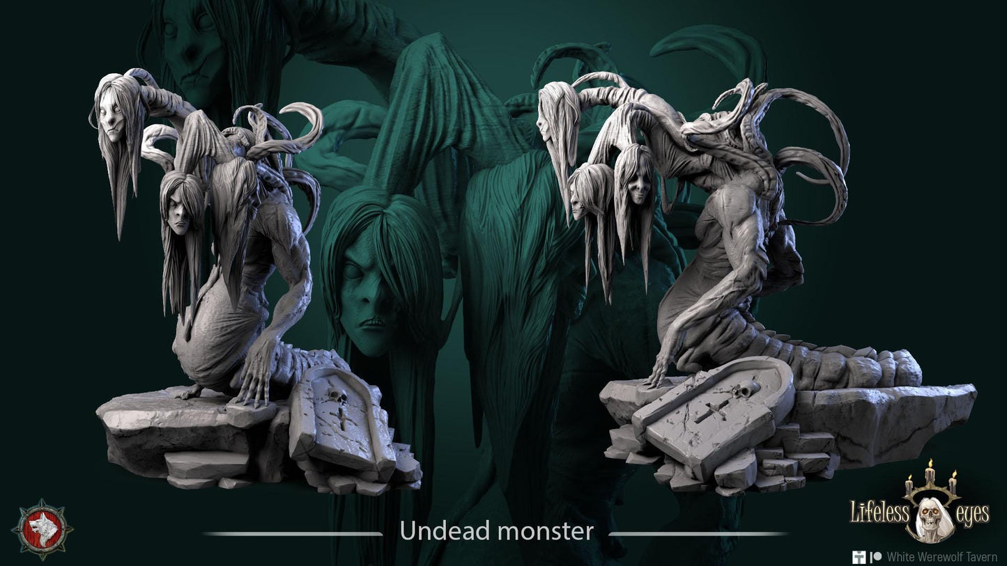 Doom Weaver, Undead Monster | TABLETOP SCALE | TTRPG Miniature | White Werewolf Tavern