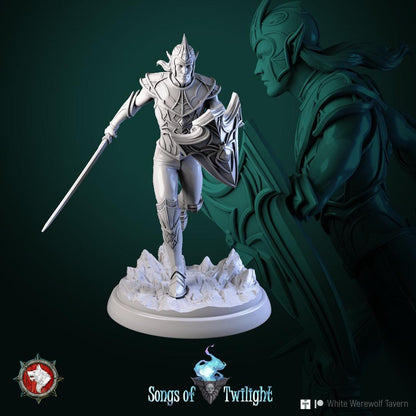 Drow Warriors | TABLETOP SCALE | TTRPG Miniature | White Werewolf Tavern
