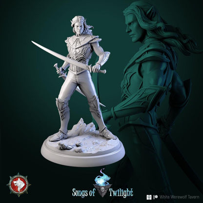 Drow Warriors | TABLETOP SCALE | TTRPG Miniature | White Werewolf Tavern