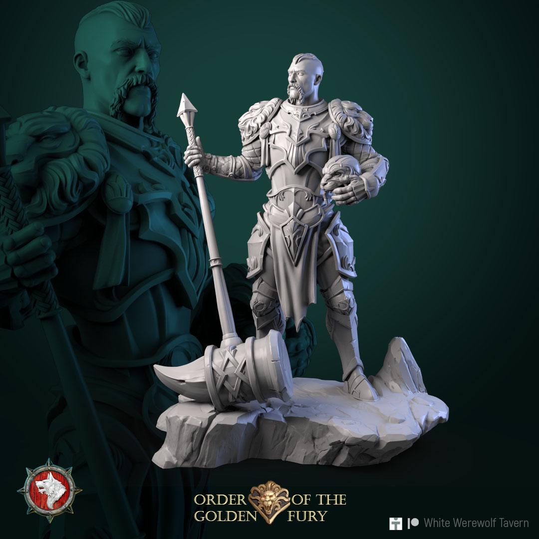 Dukas | TTRPG D&D Miniature | White Werewolf Tavern