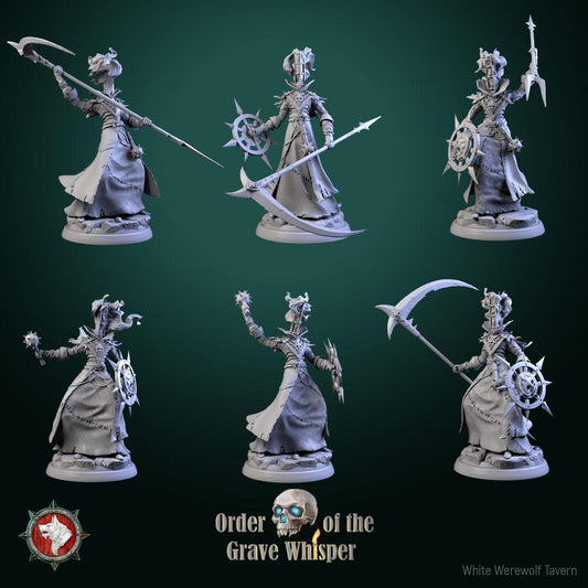 Firehead Cultists | TABLETOP SCALE | TTRPG D&D Miniature | White Werewolf Tavern