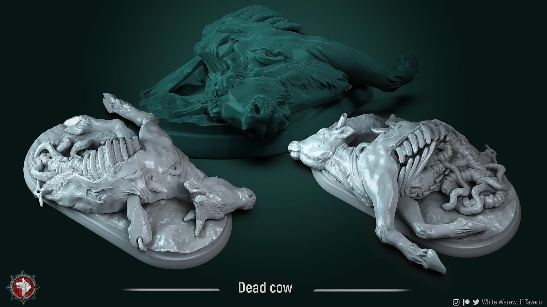 Flasher Diorama | TABLETOP SCALE | D&D TTRPG Miniature | White Werewolf Tavern
