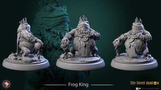 Frog King | TTRPG D&D Miniature | White Werewolf Tavern