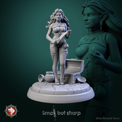 Halfling Thieves | TABLETOP SCALE | TTRPG D&D Miniature | White Werewolf Tavern