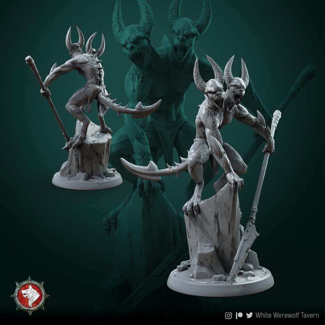 Imps | TABLETOP SCALE | TTRPG D&D Miniature | White Werewolf Tavern