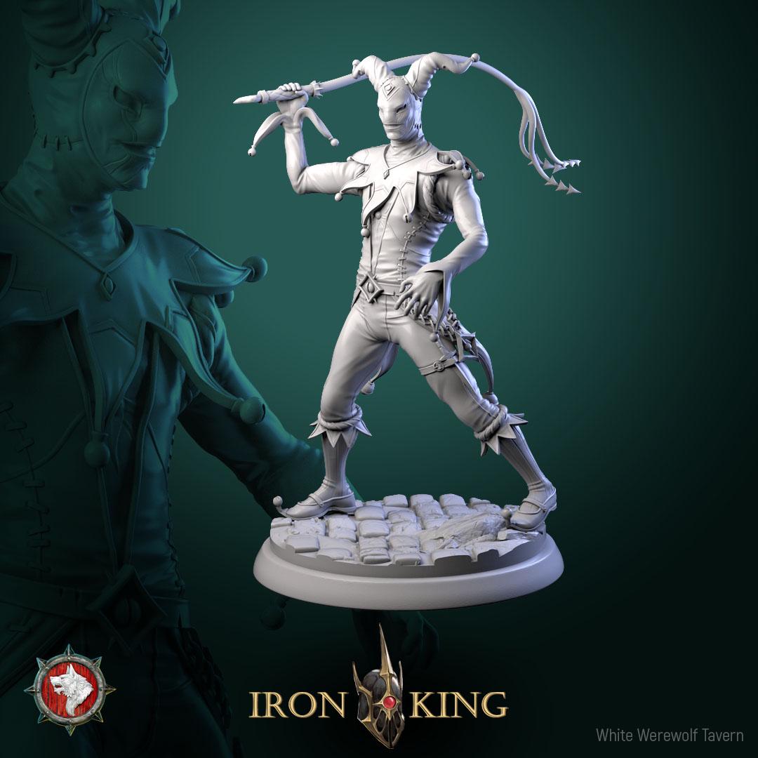 Jester Killers | TABLETOP SCALE | TTRPG D&D Miniature | White Werewolf Tavern