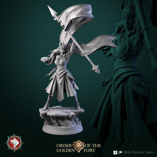 Katharina | TABLETOP SCALE | TTRPG D&D Miniature | White Werewolf Tavern