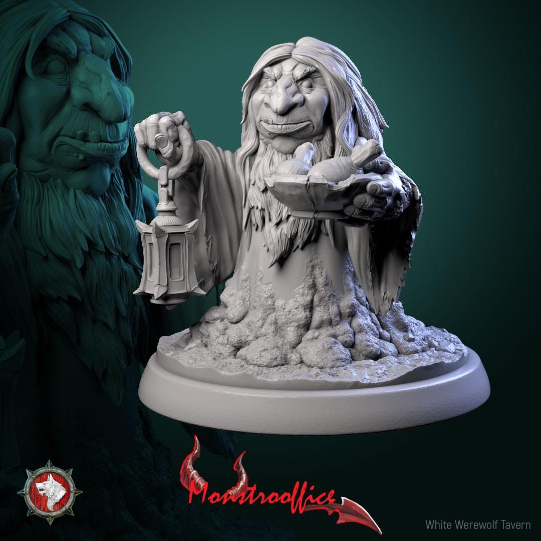Kleaning Krew | TABLETOP SCALE | TTRPG D&D Miniature | White Werewolf Tavern