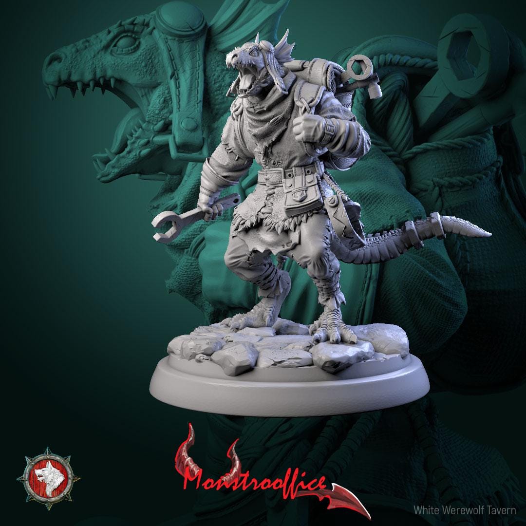 Kobold Managers | TABLETOP SCALE | TTRPG D&D Miniature | White Werewolf Tavern