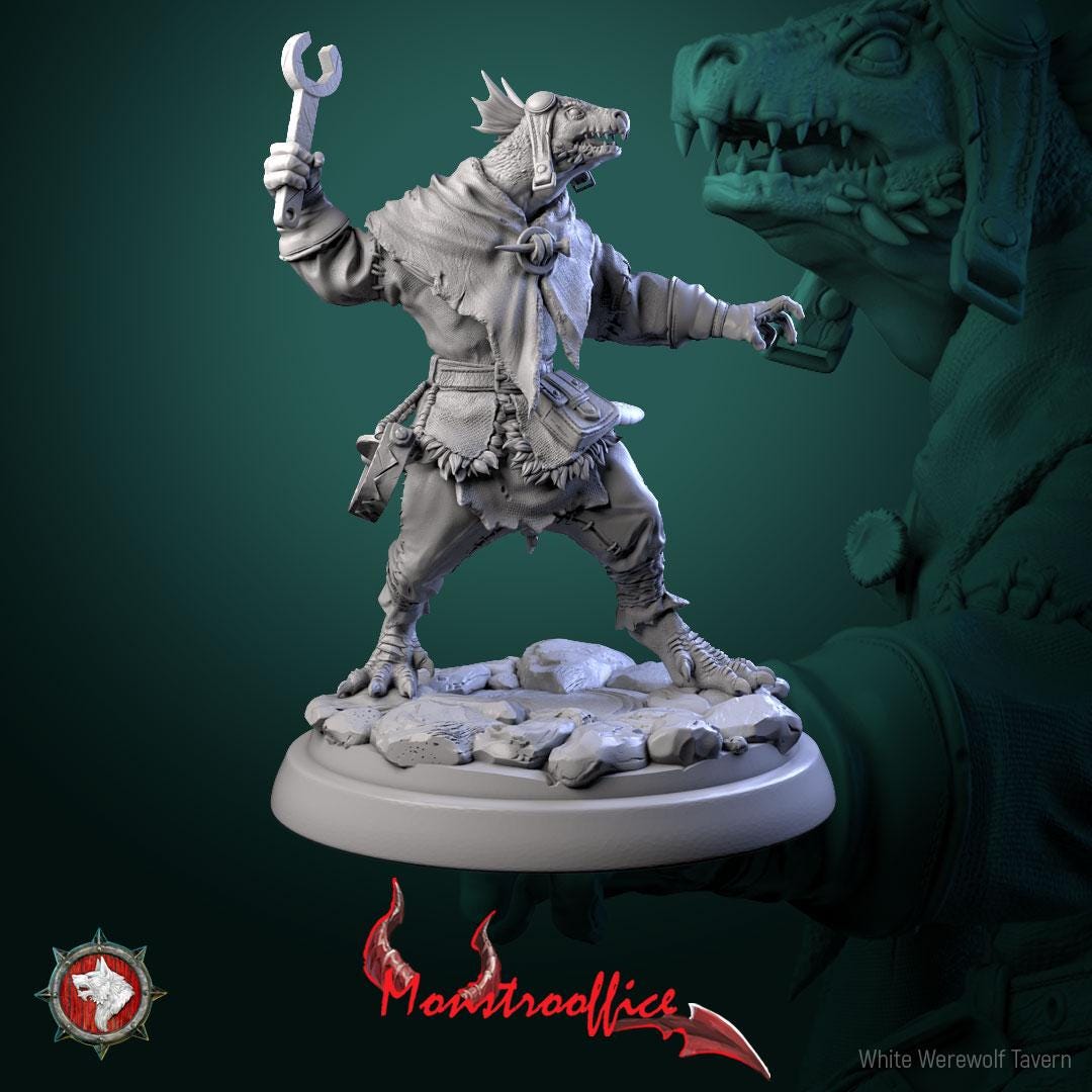 Kobold Managers | TABLETOP SCALE | TTRPG D&D Miniature | White Werewolf Tavern