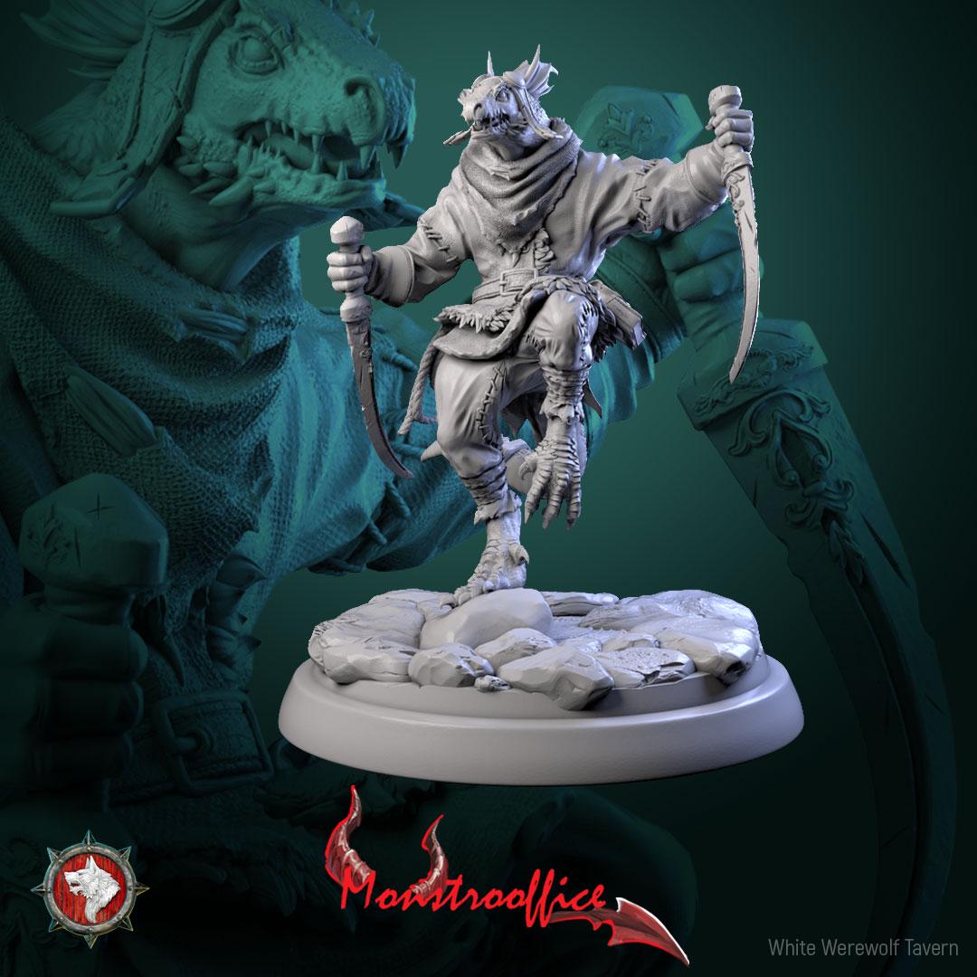 Kobold Managers | TABLETOP SCALE | TTRPG D&D Miniature | White Werewolf Tavern