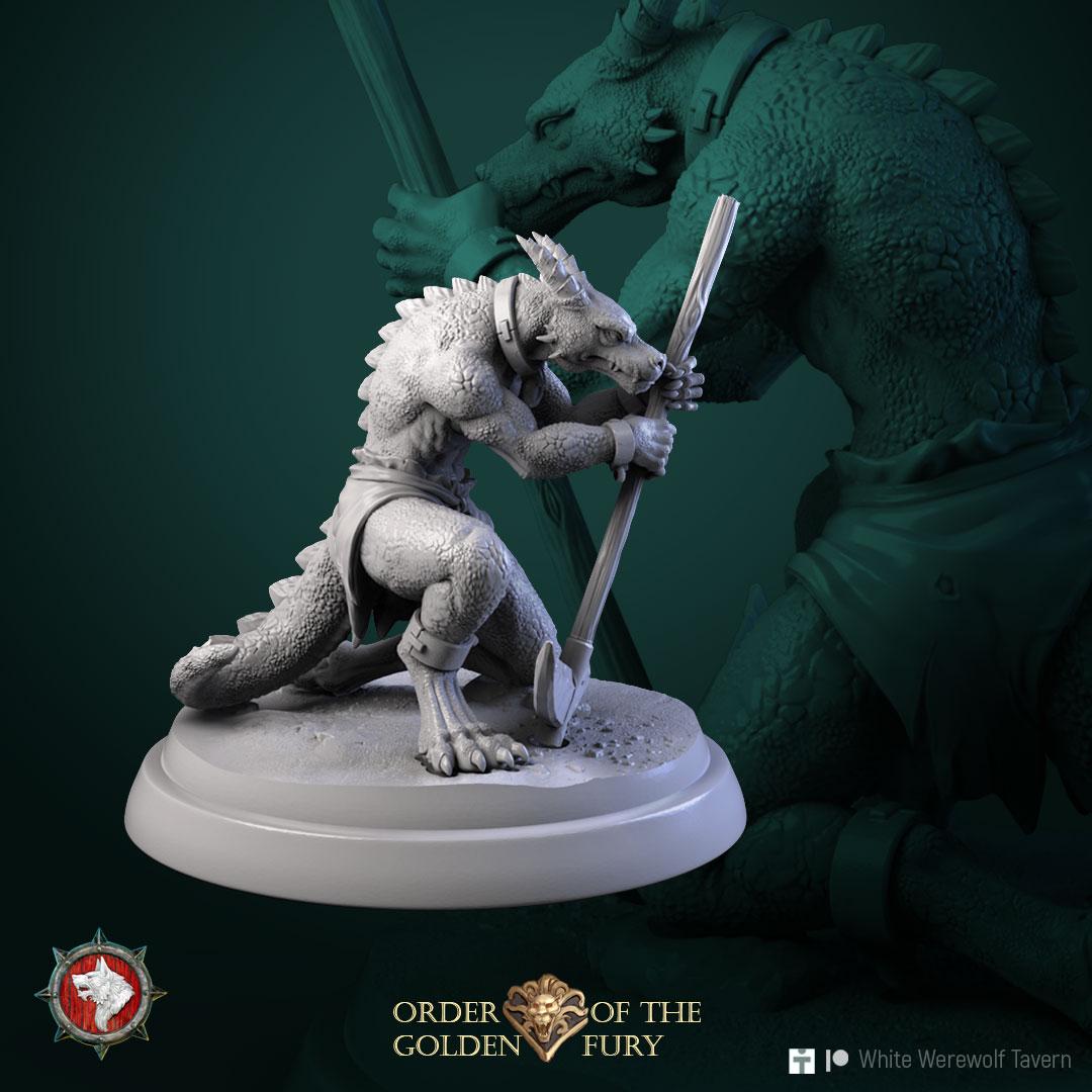 Kobold Slaves | TABLETOP SCALE | TTRPG D&D Miniature | White Werewolf Tavern