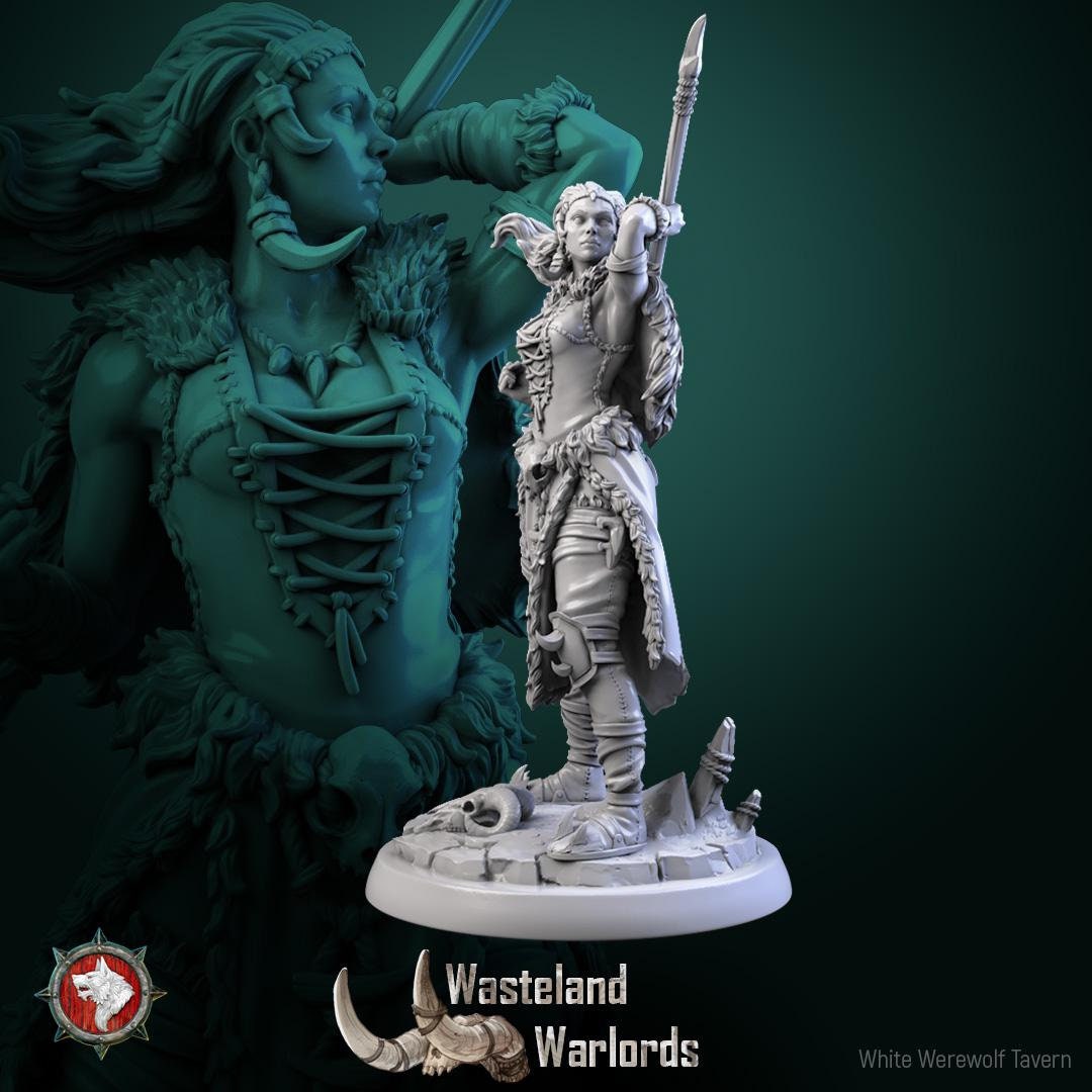 Laurie Lightning Rod | TABLETOP SCALE | TTRPG Miniature | White Werewolf Tavern