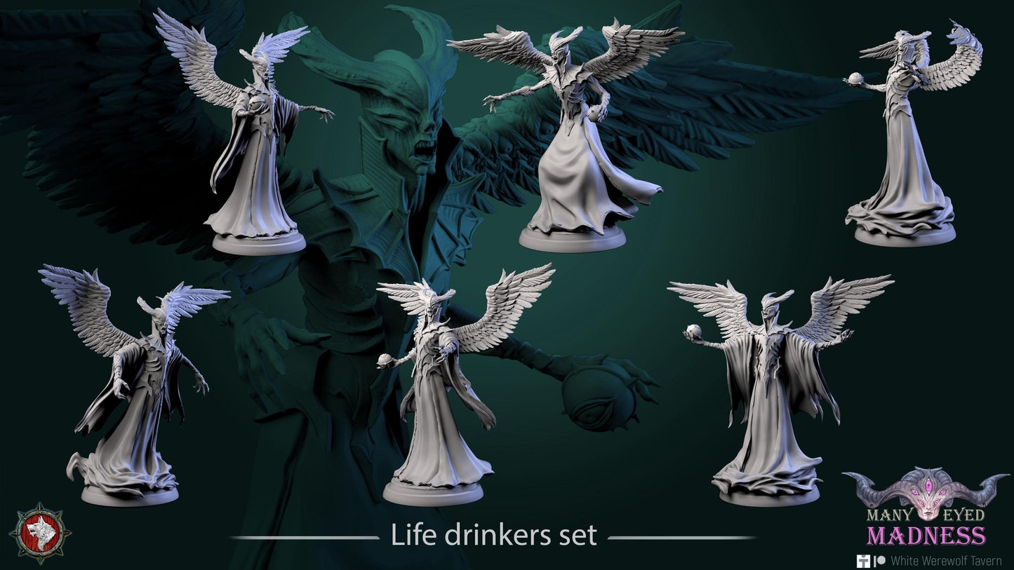 Life Drinkers | TABLETOP SCALE | TTRPG D&D Miniature | White Werewolf Tavern