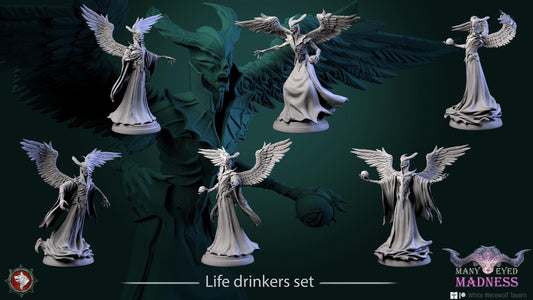 Life Drinkers | TABLETOP SCALE | TTRPG D&D Miniature | White Werewolf Tavern