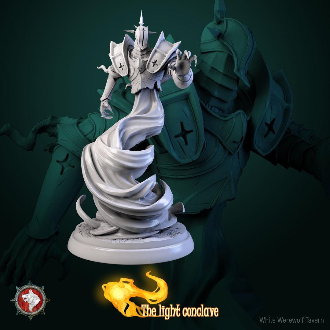 Living Armor | TABLETOP SCALE | TTRPG D&D Miniature | White Werewolf Tavern