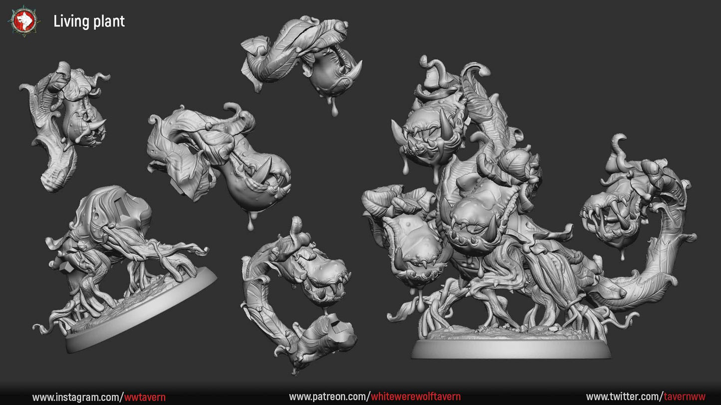 Living Plant | TABLETOP SCALE | TTRPG D&D Miniature | White Werewolf Tavern