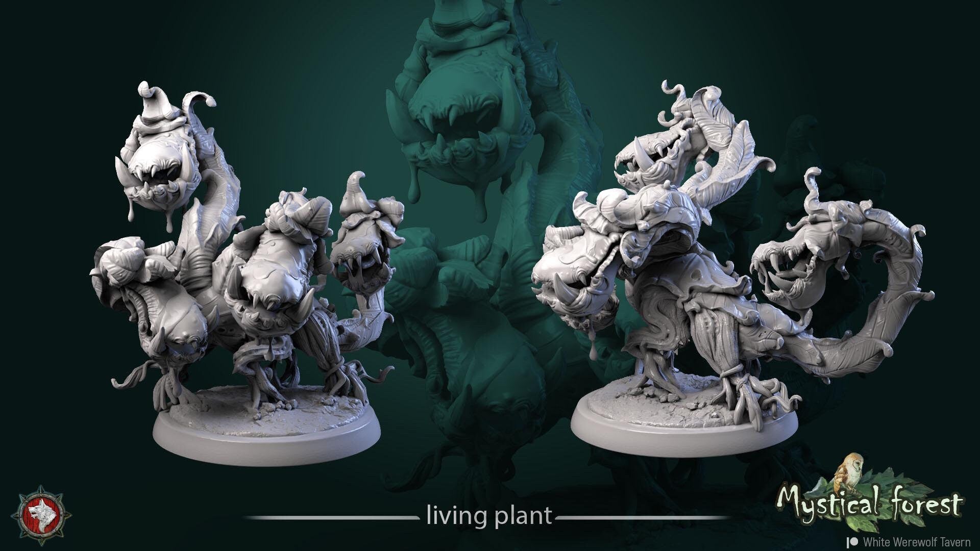 Living Plant | TABLETOP SCALE | TTRPG D&D Miniature | White Werewolf Tavern