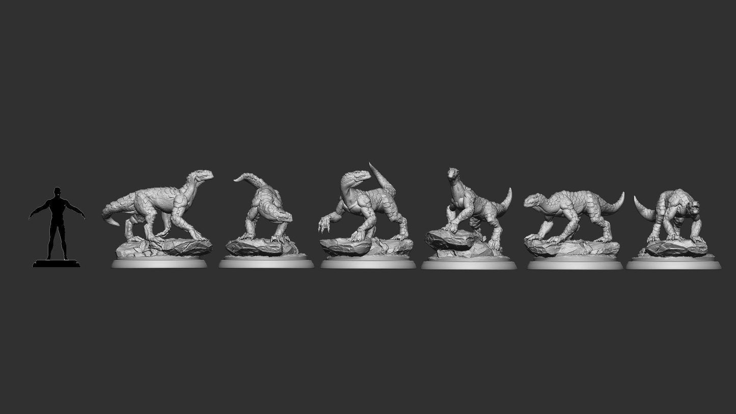 Lizards | TABLETOP SCALE | TTRPG D&D Miniature | White Werewolf Tavern