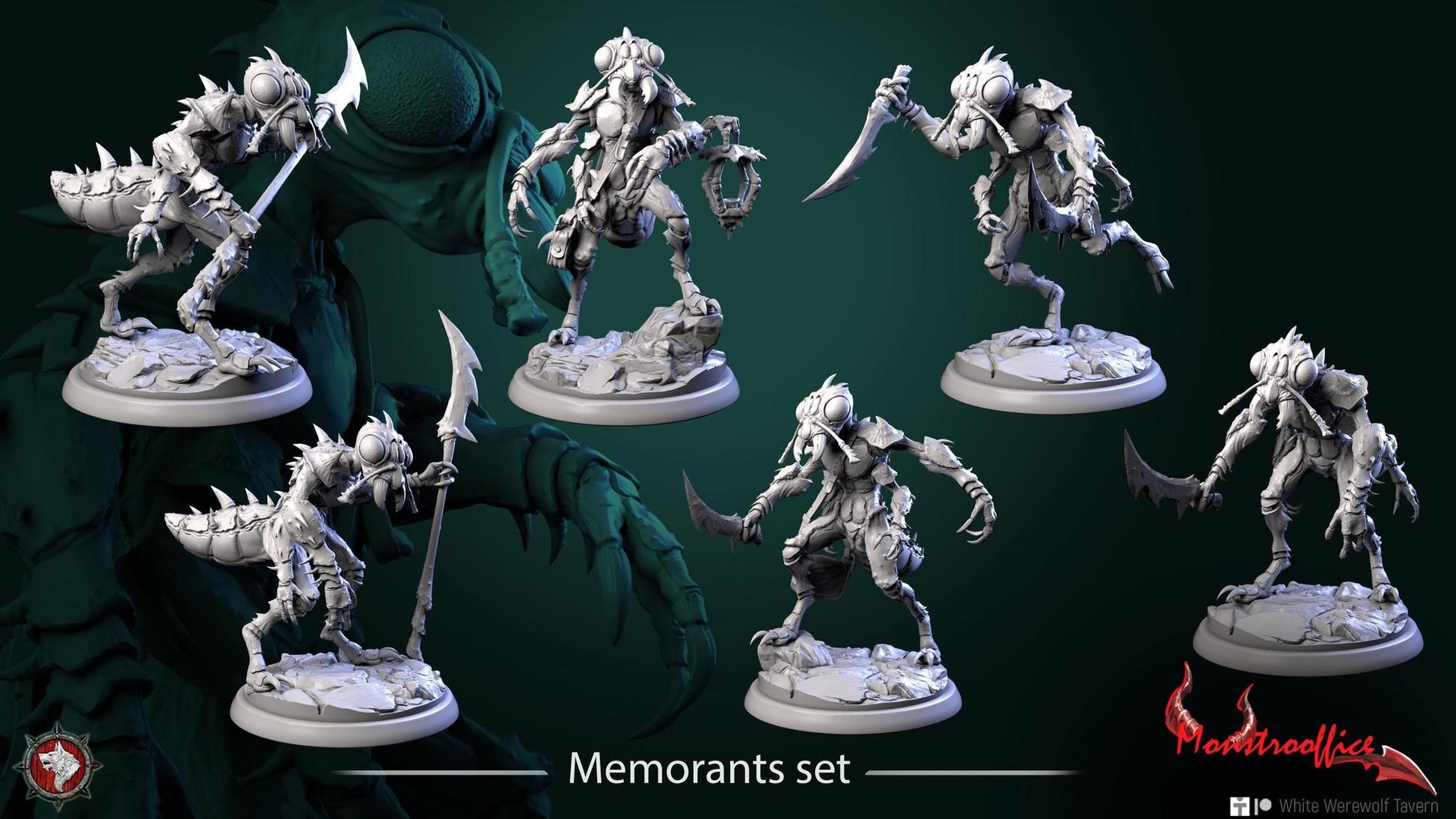 Memorants | TABLETOP SCALE | TTRPG D&D Miniature | White Werewolf Tavern