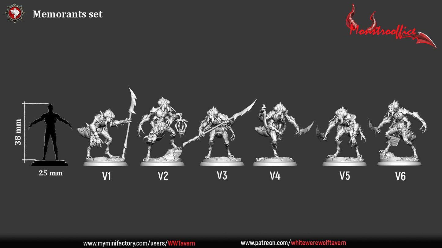 Memorants | TABLETOP SCALE | TTRPG D&D Miniature | White Werewolf Tavern