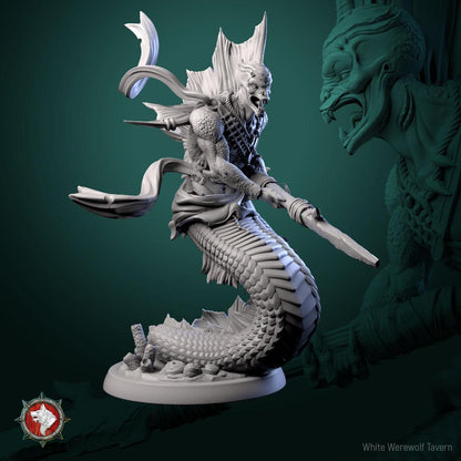Merfolk | TABLETOP SCALE | TTRPG D&D Miniature | White Werewolf Tavern