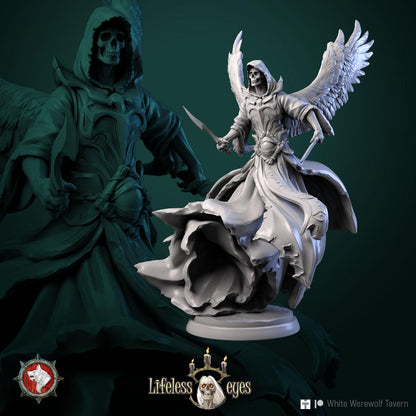 Necromancer Casters | TABLETOP SCALE | TTRPG D&D Miniature | White Werewolf Tavern