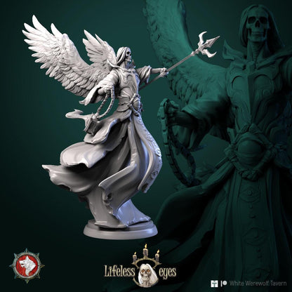 Necromancer Casters | TABLETOP SCALE | TTRPG D&D Miniature | White Werewolf Tavern