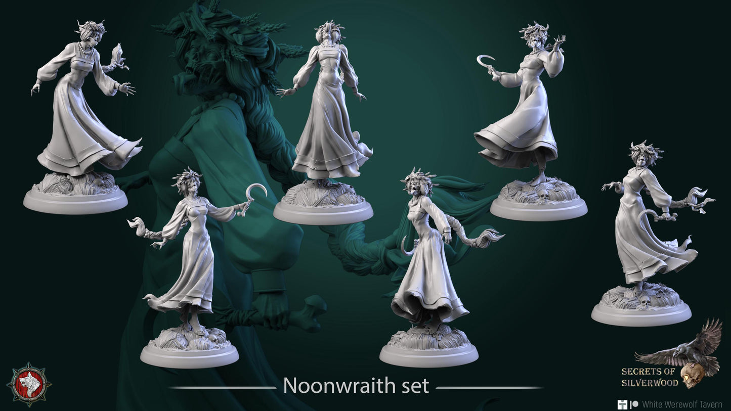 Noonwraiths | TABLETOP SCALE | TTRPG D&D Miniature | White Werewolf Tavern