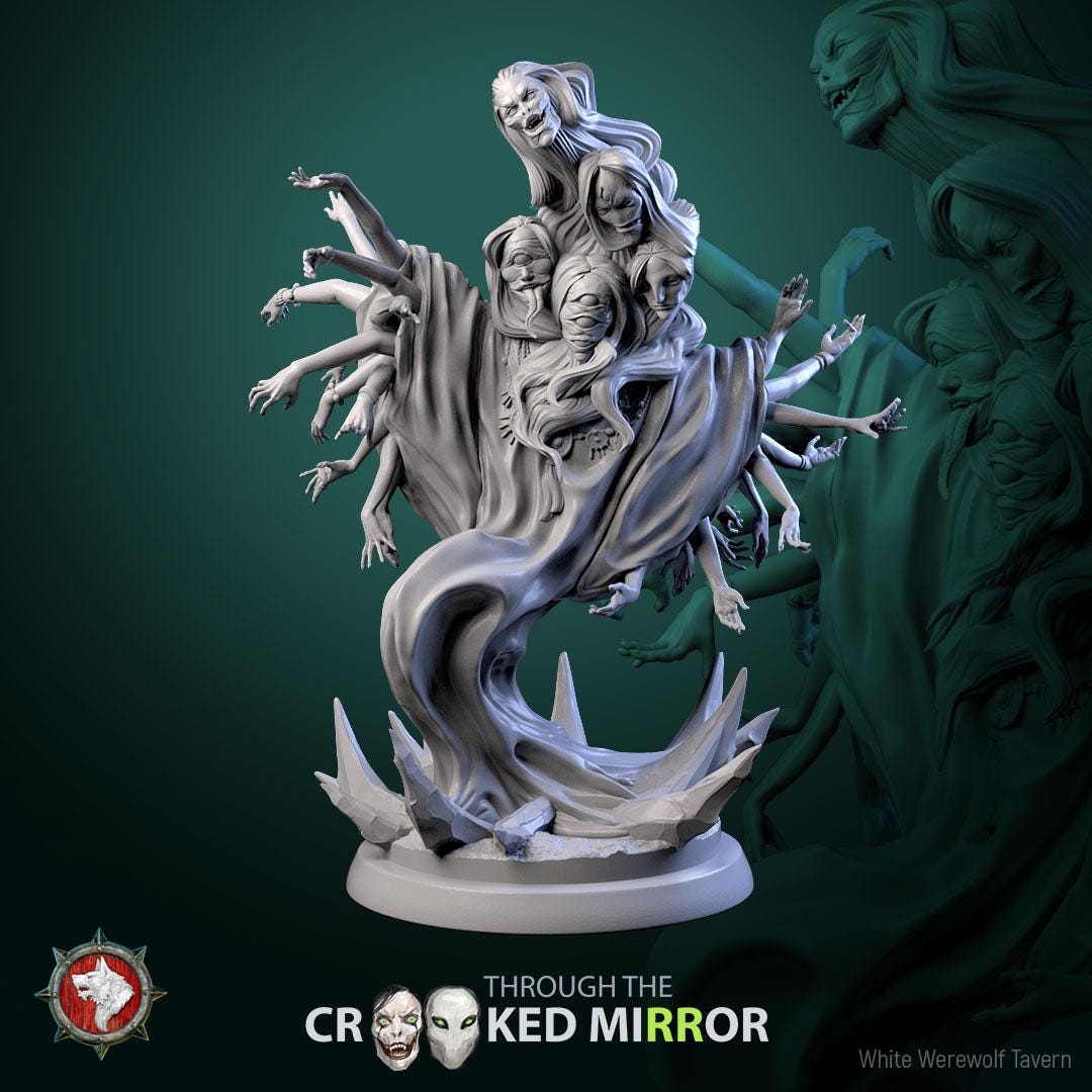 Phantom Waltzers | TABLETOP SCALE | TTRPG D&D Miniature | White Werewolf Tavern