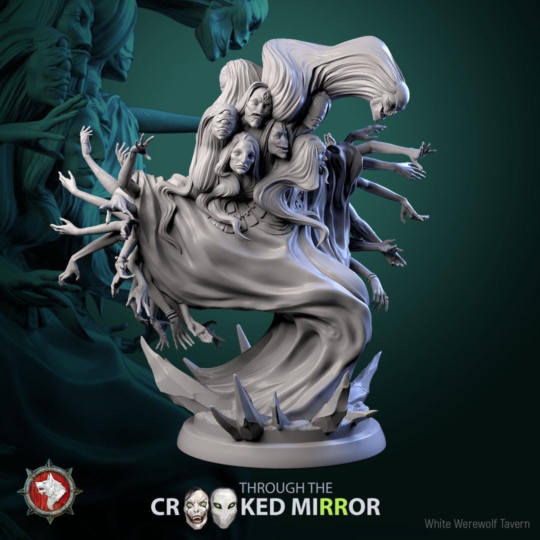 Phantom Waltzers | TABLETOP SCALE | TTRPG D&D Miniature | White Werewolf Tavern