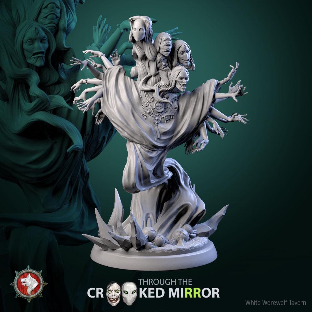 Phantom Waltzers | TABLETOP SCALE | TTRPG D&D Miniature | White Werewolf Tavern