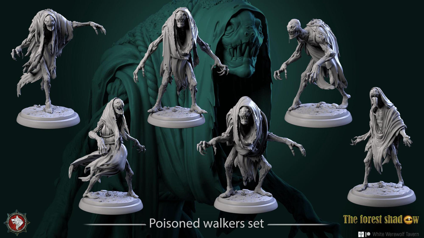 Poisoned Walkers | TABLETOP SCALE | TTRPG D&D Miniature | White Werewolf Tavern