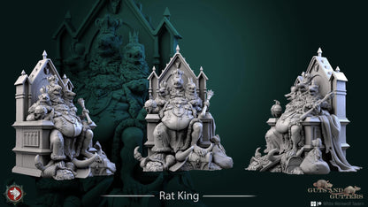 Rat King | TABLETOP SCALE | TTRPG D&D Miniature | White Werewolf Tavern