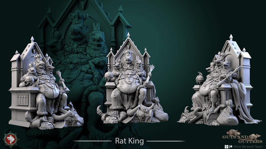 Rat King | TABLETOP SCALE | TTRPG D&D Miniature | White Werewolf Tavern
