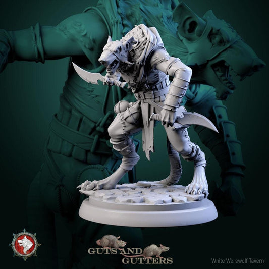 Rogue Rats | TABLETOP SCALE | TTRPG D&D Miniature | White Werewolf Tavern