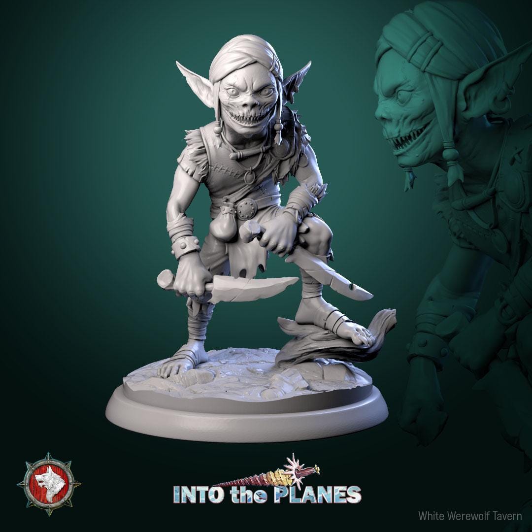 Scrablets | TABLETOP SCALE | D&D TTRPG Miniature | White Werewolf Tavern