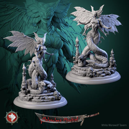 Seraphine the Dreadmother | TABLETOP SCALE | TTRPG D&D Miniature | White Werewolf Tavern