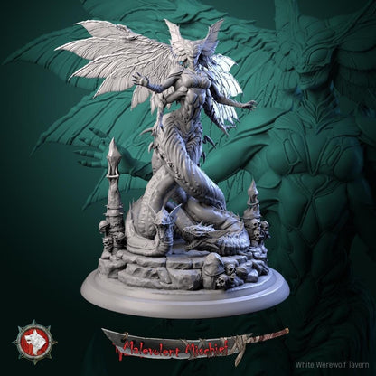 Seraphine the Dreadmother | TABLETOP SCALE | TTRPG D&D Miniature | White Werewolf Tavern