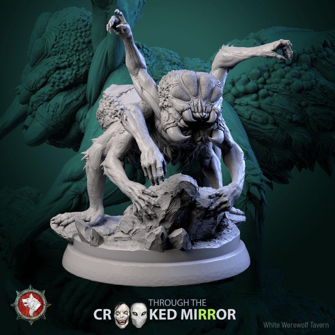 Skittering Shadows | TABLETOP SCALE | D&D TTRPG Miniature | White Werewolf Tavern