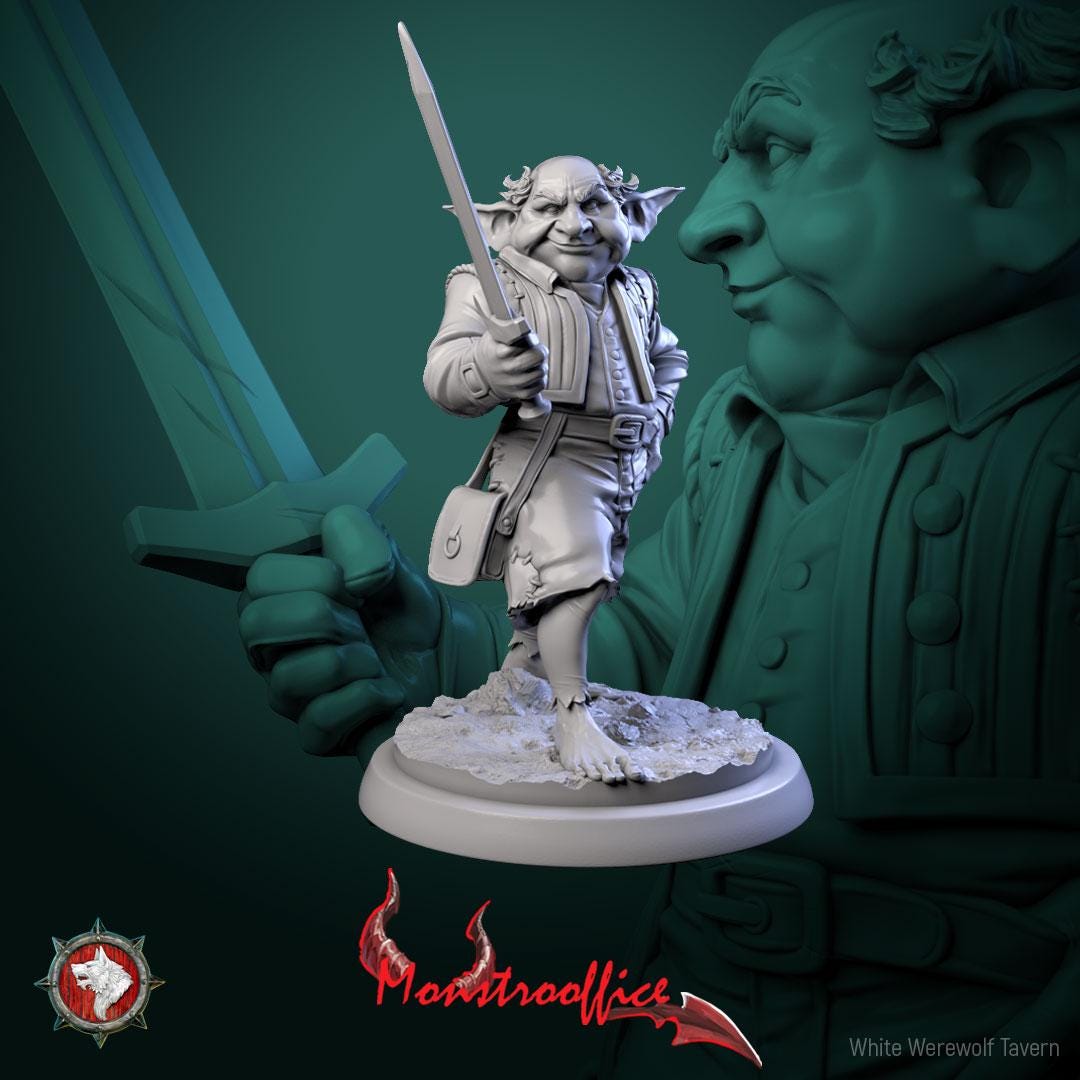 Svirfneblins | TABLETOP SCALE | TTRPG Miniature | White Werewolf Tavern