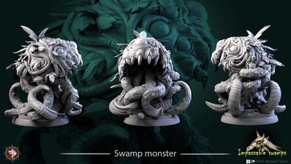 Swamp Monster | TABLETOP SCALE | TTRPG D&D Miniature | White Werewolf Tavern