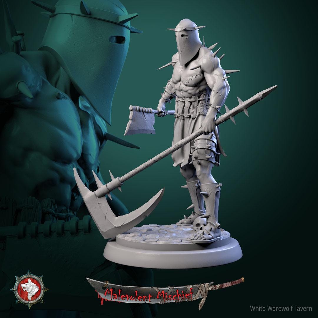 The Skullbreakers | TABLETOP SCALE | TTRPG Miniature | White Werewolf Tavern