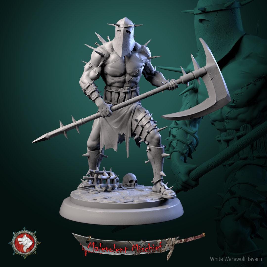 The Skullbreakers | TABLETOP SCALE | TTRPG Miniature | White Werewolf Tavern