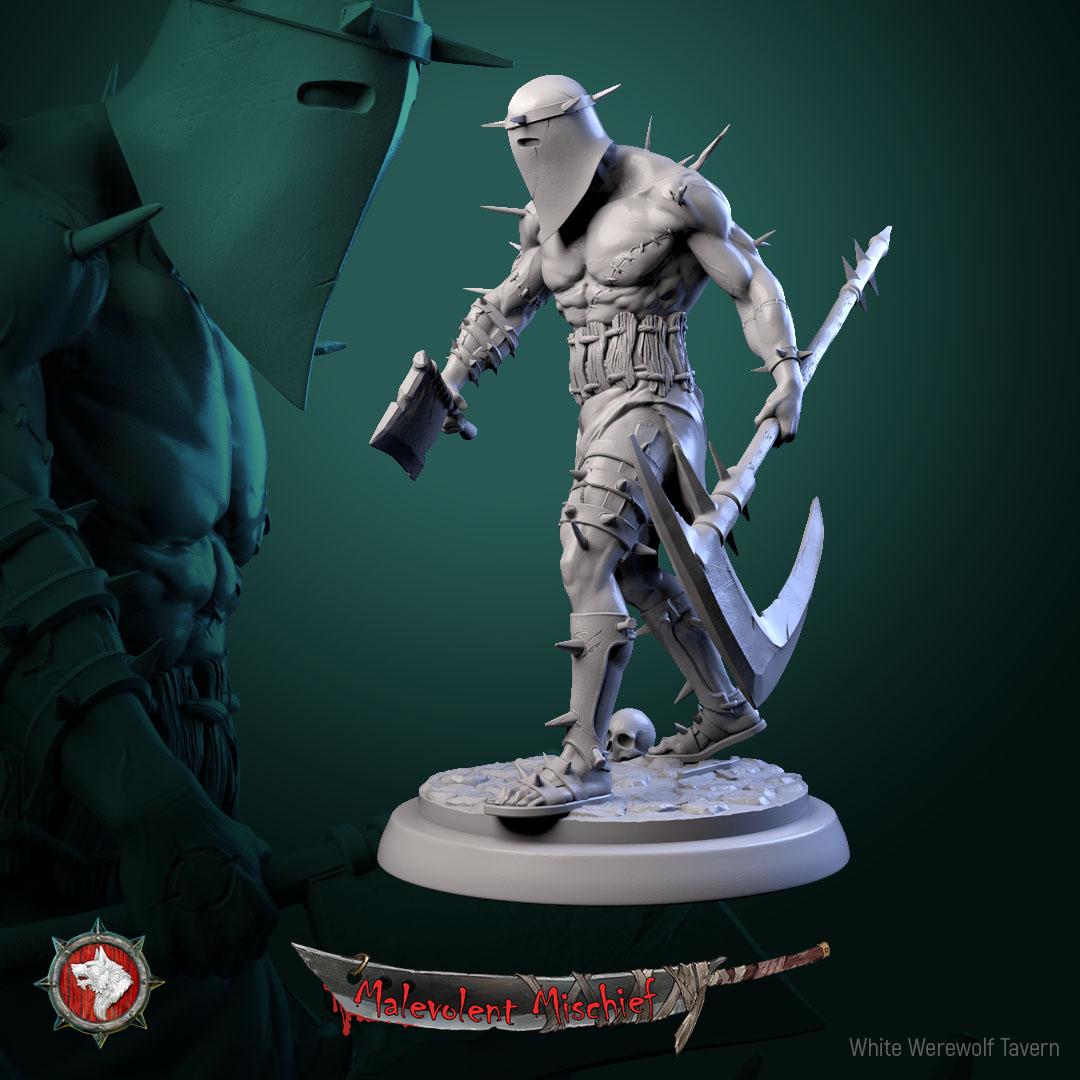 The Skullbreakers | TABLETOP SCALE | TTRPG Miniature | White Werewolf Tavern