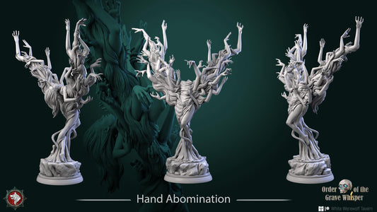 Hand Abomination | TABLETOP SCALE | TTRPG D&D Miniature | White Werewolf Tavern