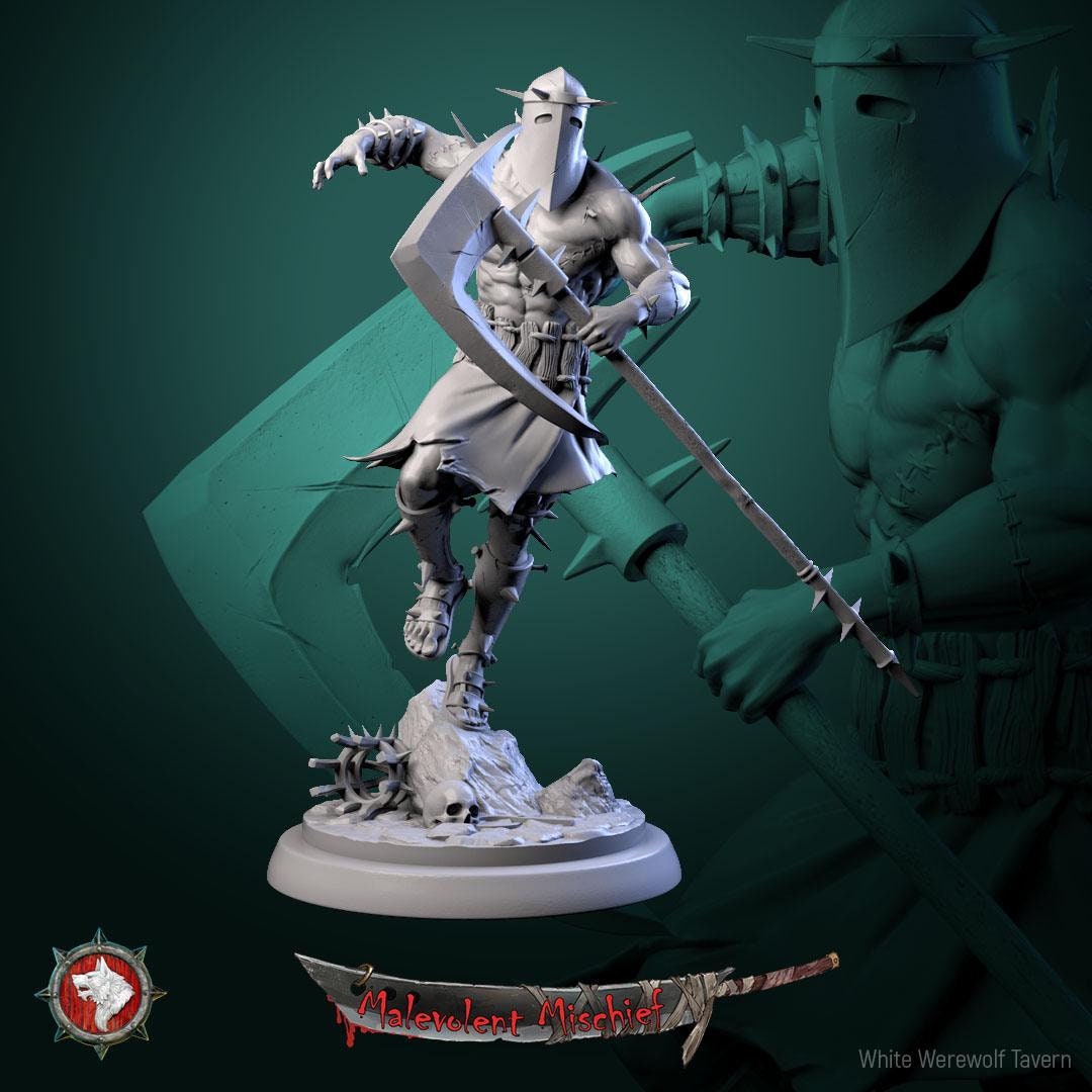 The Skullbreakers | TABLETOP SCALE | TTRPG Miniature | White Werewolf Tavern