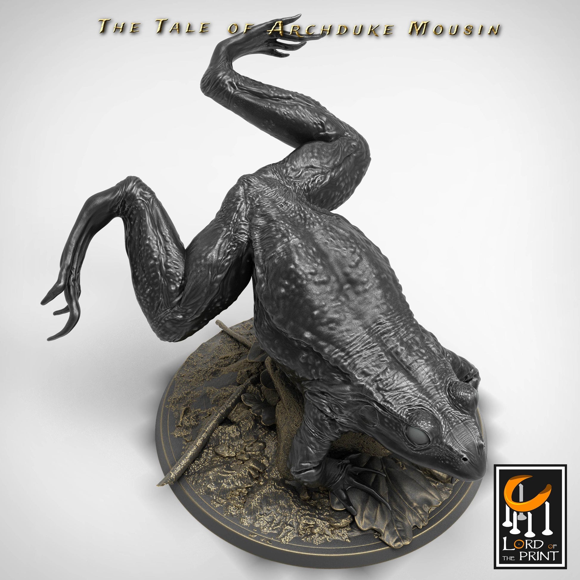 Frog Land, The Tale of Archduke Mousin | TABLETOP SCALE Monster Miniature | Rescale Miniatures