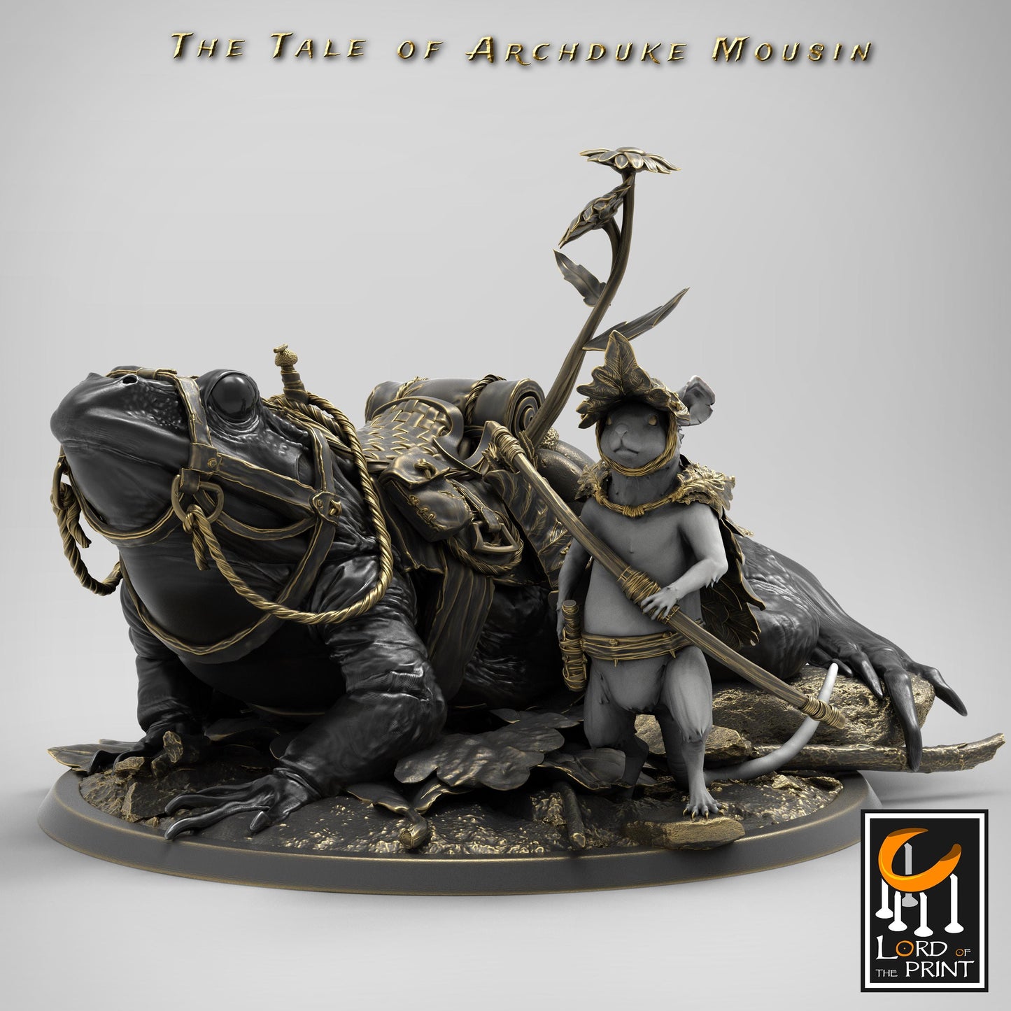 Frog Mouse, The Tale of Archduke Mousin | TABLETOP SCALE Monster Miniature | Rescale Miniatures