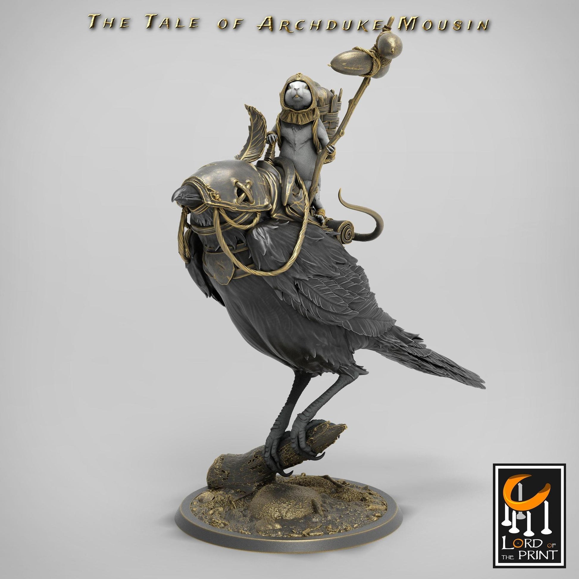 Magpie Perch, The Tale of Archduke Mousin | TABLETOP SCALE Monster Miniature | Rescale Miniatures
